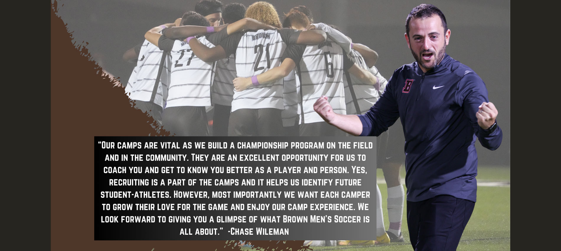 Chase Wileman Soccer Camps Brown University
